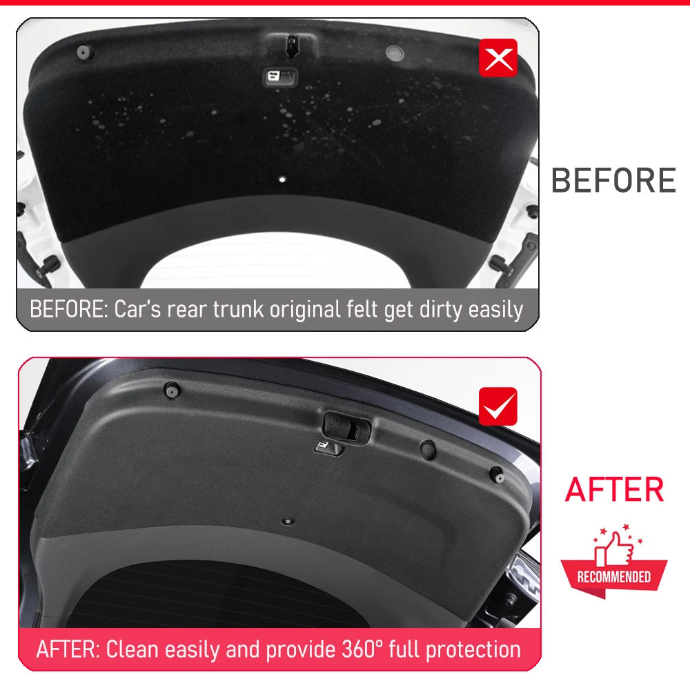 For Tesla Model Y Juniper 2025 2026 Trunk Mats Rear Trunk Tailgate Protective Mat Anti-dirty Protective Pad Trim Car Accessories