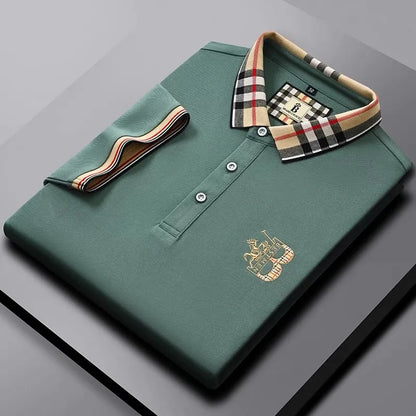 Exquisite Pony Embroidered Comfortable Polo Shirt Fashion Men's Brand Hot Selling Breathable Short Sleeves in the Summer of 2026