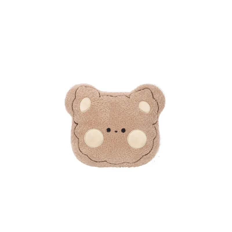 Premium Fuzzy Bear Car Seat Cushion Autumn Winter Thermal Vehicle Seat Cover with Thick Padding Cute Animal Themed Car Accessory