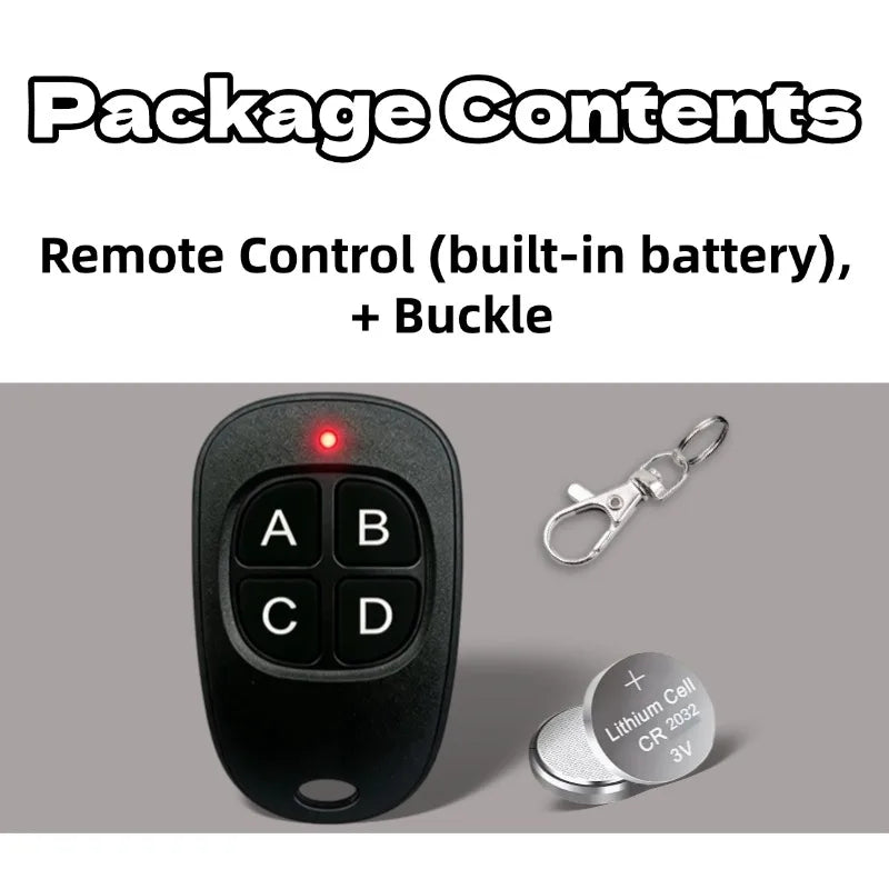 433MHz Remote Control Learn Remote Control Learning code 1527 EV1527 For Gate garage door controller Alarm RF 433mhz Receiver