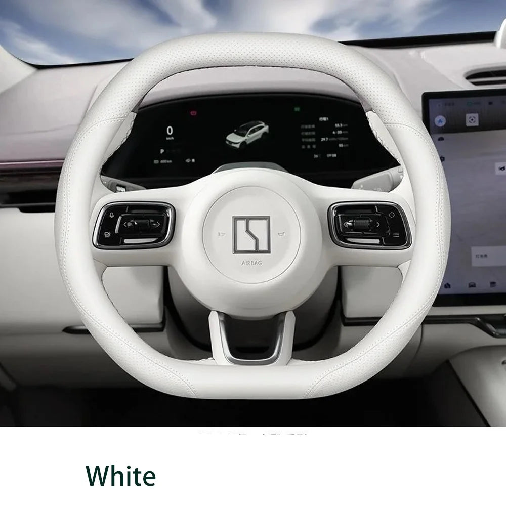 For Zeekr 7X 2024 2025 2026 Car Steering Wheel Cover Non-slip  Anti-scratch Protect Suitable for all seasons Interior Accessorie
