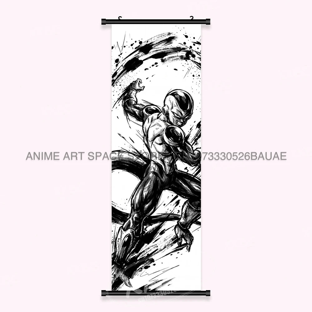 Dragon Ball Anime Wall Artwork Canvas Mural Scrolls Pictures Anime Character Son Goku Hanging Painting Poster Home Decoration