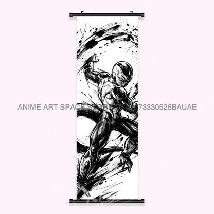 Dragon Ball Anime Wall Artwork Canvas Mural Scrolls Pictures Anime Character Son Goku Hanging Painting Poster Home Decoration