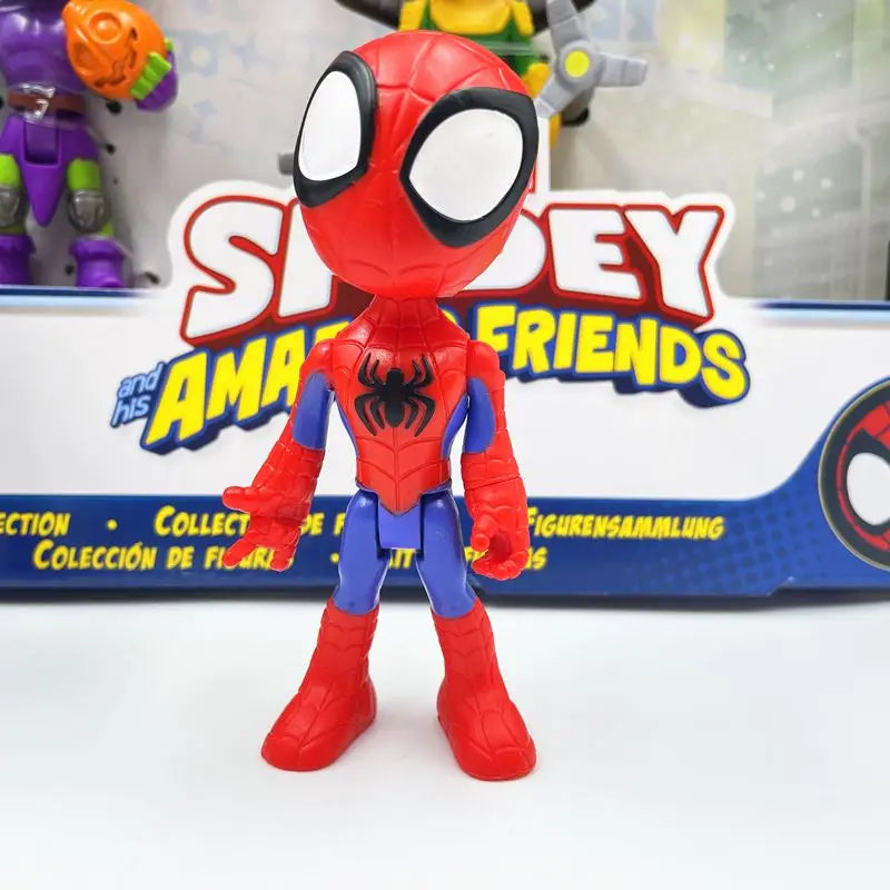 Spidey And His Amazing Friends Action Figures Anime Spiderman Legends Figurine Set For Kids Birthday Holiday Gift