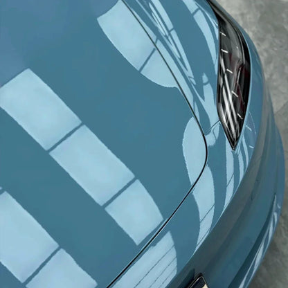 PET Smoke Rain Blue Car Vinyl Wrap Film Waterproof Scratch Resistant Stickers for Auto Motorcycle Body DIY Modification Decal