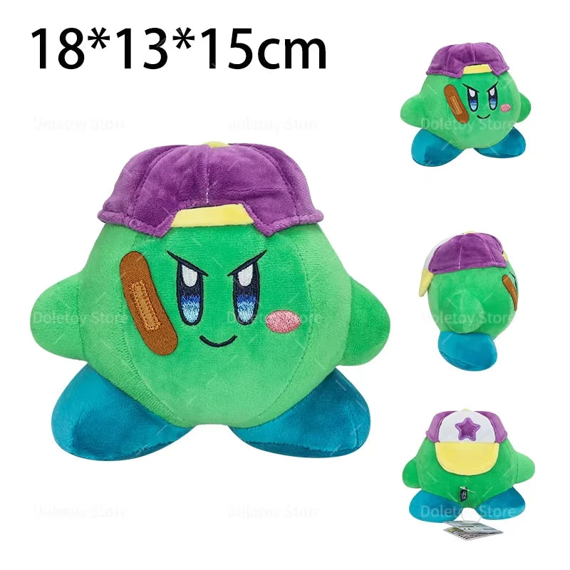 HOT Kirby Plush 25 Styles Kawaii Star Kirby Grey Ghost Kirby Pink Blue Green Red Plush Toy Cute Heart Kirby Doll Birthday Gift