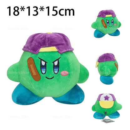 HOT Kirby Plush 25 Styles Kawaii Star Kirby Grey Ghost Kirby Pink Blue Green Red Plush Toy Cute Heart Kirby Doll Birthday Gift