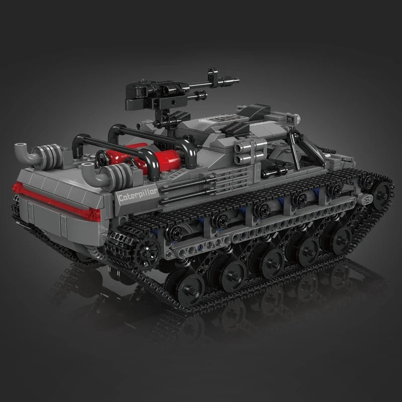Technical Remote Control Military Tank Building Block RC EV2 All-terrain Tracked Vehicle Model Bricks Toys For Kids Gift