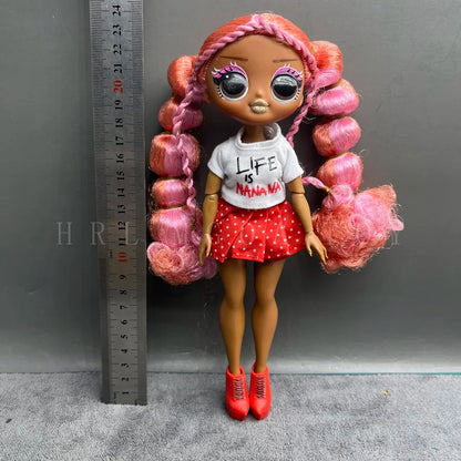 Original 24cm OMG Big Sister Fashion Dress up Girl Doll Set Including Clothes and Shoes Holiday Gift Toys