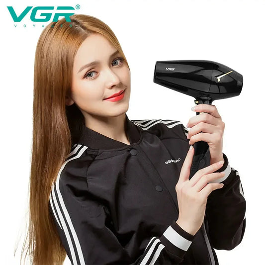 VGR convenient hair dryer high-power hair salon household hair dryer cold hot air negative ion quick drying hair dryer V-423