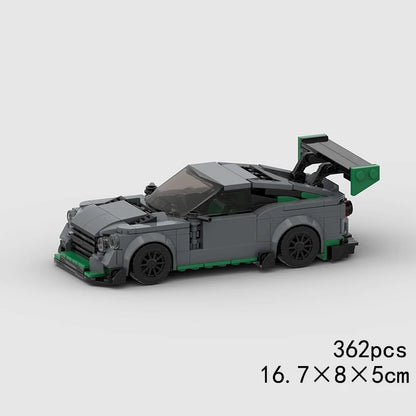 MOC Speed Sports Super Race Car Model Building Blocks Pickup Police Bricks City Racing Vehicle SUV Technical Rally Sport Toy