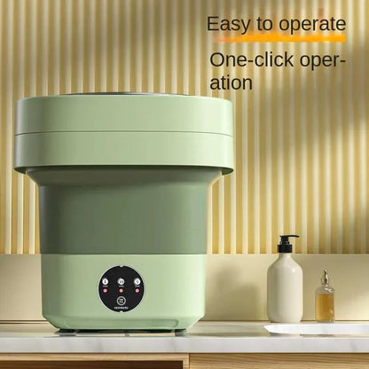 2026New Foldable Mini Washing Machine For Socks Underwear Panties Portable Mini Washing Machine Big Capacity  With Spinning Dry