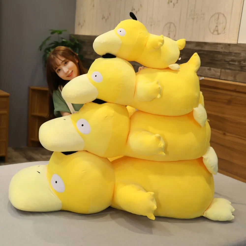 Big Size Pokemon Psyduck Plush Charmander Squirtle Pikachu Yellow Duck Plush Stuffed Animal Toy Gengar Doll Gift for Kid