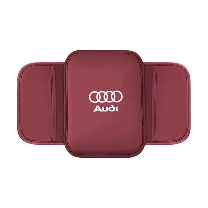 Car Styling Seat Armrest Box Protector Cushion Storage Box Cover Pad for Audi Quattro Sline A3 A4 A6 A5 Q5 Q7 Q3 A7 TT S3 S4 S5