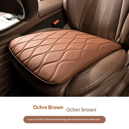 Wave style car seat cushion, creative accessory for car interior. Breathable and ventilated, suitable for all seasons