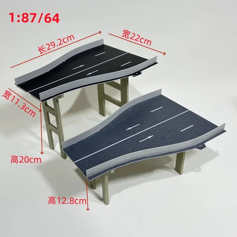 HO Scale 1/87 City Sand Table Train Scene Plastic Assembly Building Model Diy  Toy
