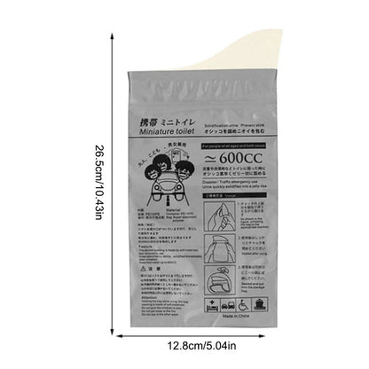 4-24PC Outdoor Emergency Urine Bags  Disposable Travel Mobile Toilet Portable Urinal Bag for Female Baby Male Vomiting Bag