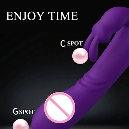 Double Head Powerful Vibrator for Women 30 Speed Clit Stimulator G Spot Vagina Massager Female Masturbator Sex Toys for Adult 18