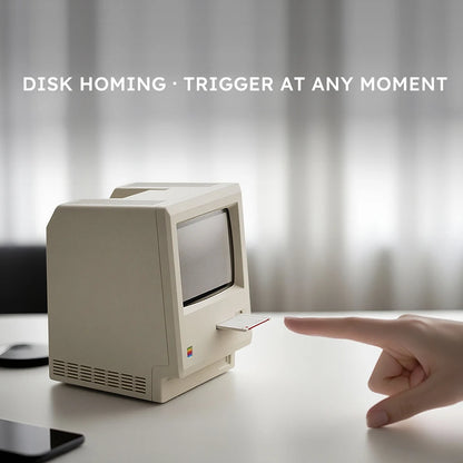 Retro Macintosh Alarm Clock A Classic Desktop Ornament with A Digital Clock Design