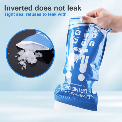 1-30PCS Outdoor Emergency Urine Bags 850ml Disposable Travel Mini Mobile Toilet Portable Urinal Bag for Female Baby Male Vomitin