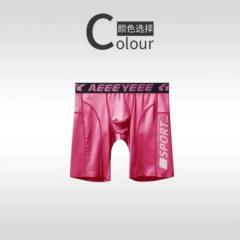Men's Shorts Compression Running Shorts Quick Dry High Elastic Muscle Fitness Basketball Bottoms Five-Quarter Length Inner Pants