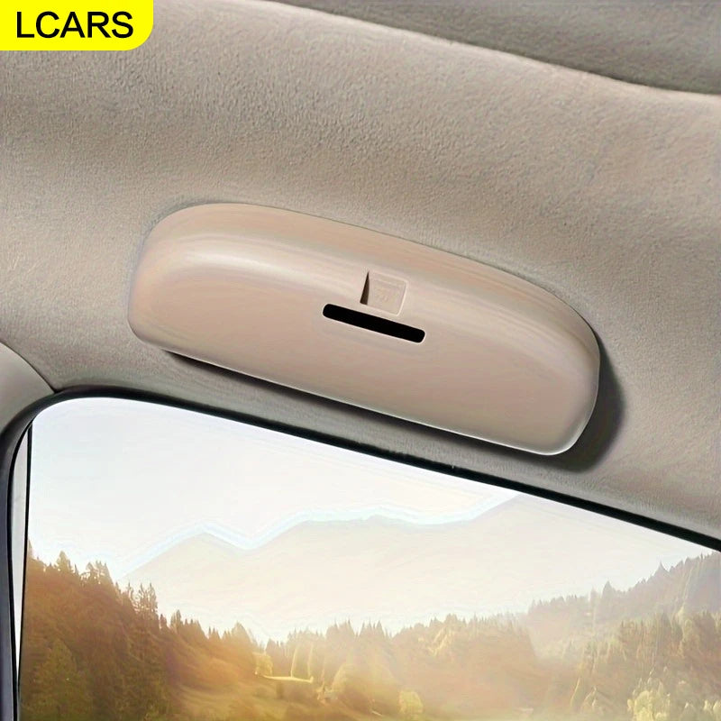 Car-Mounted Glasses Case, Original Car Model Without Handle, Modified for Universal Multifunctional In-Car Storage, Non-Damaging Installation, Car Glasses Case