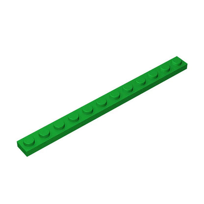 200pcs MOC Plate 1 x 12 Compatible 60479 Assembles Particles Building Blocks Parts DIY block bricks Tech Parts Toys