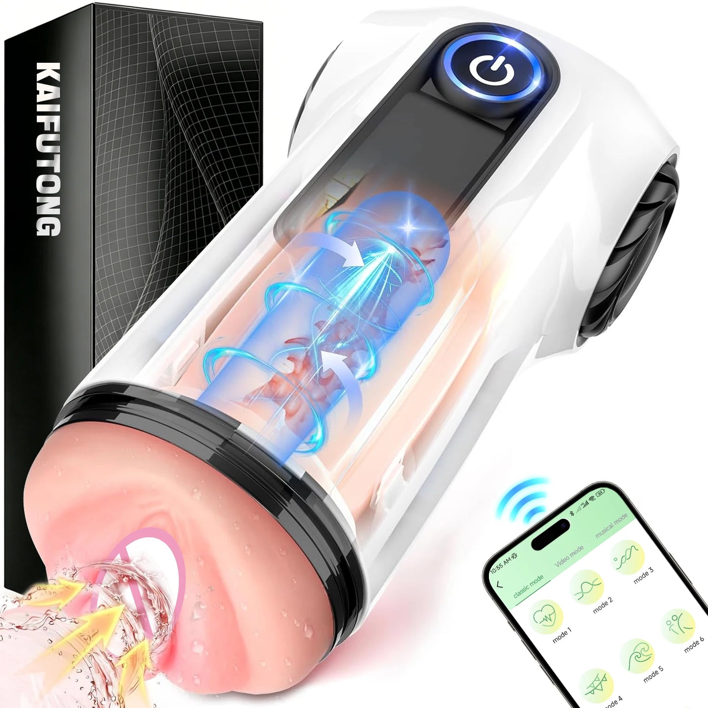 Automatic Male Masturbators APP Control 10Powerful Vibration Sucking Reel Pocket Pussy Trainer Machine Adult Sex Toys for Man 18