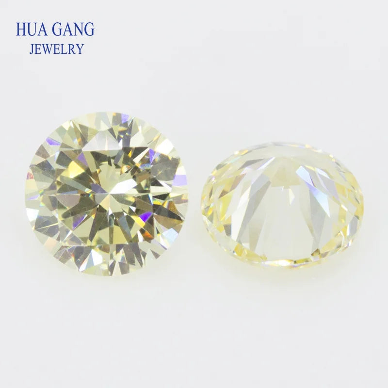 Big size 5A Cubic Zirconia Stone Multicolor Round Shape Brilliant Cut Loose CZ Stones Synthetic Gems Beads For Jewelry