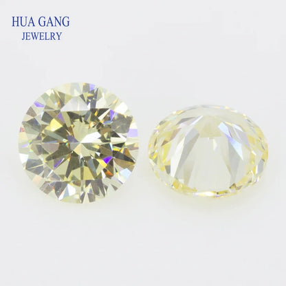 Big size 5A Cubic Zirconia Stone Multicolor Round Shape Brilliant Cut Loose CZ Stones Synthetic Gems Beads For Jewelry