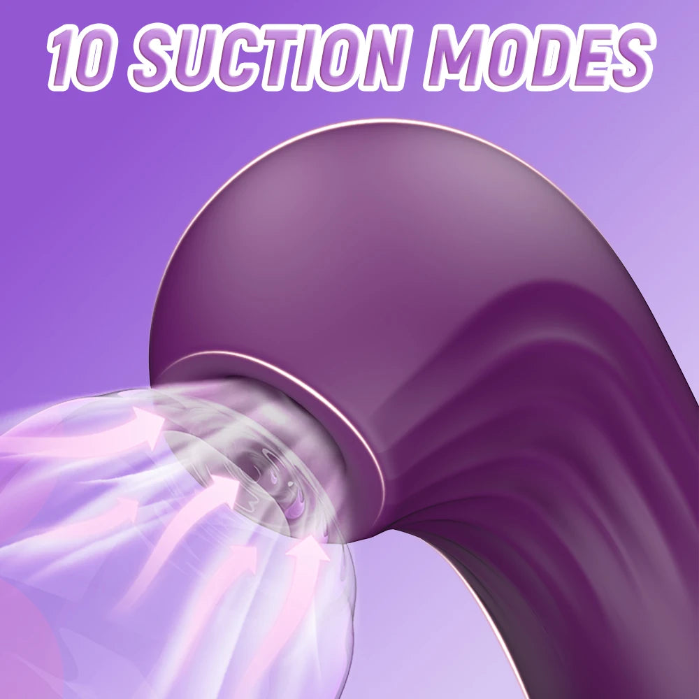 Clit Sucker Vibrator for Women Thrusting Vagina G-Spot Vibrator Sucking Clitoris Stimulator Female Masturbator Sex Toy for Women