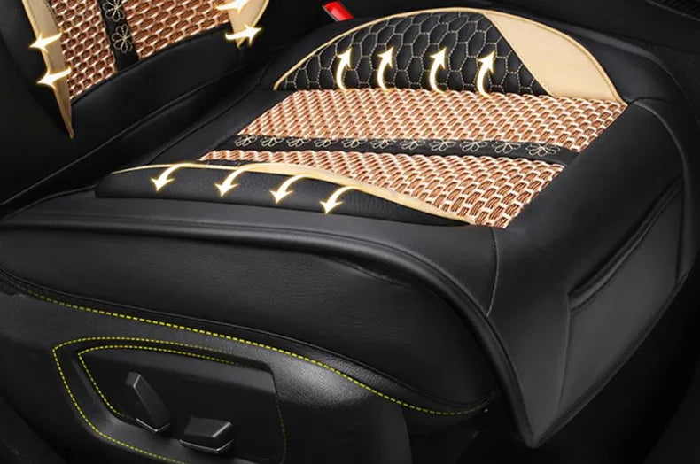 Full set car seat covers + Steering wheel cover for Haval M6 2025-2023 Top quality breathable seat cushion seat case for M6 2024