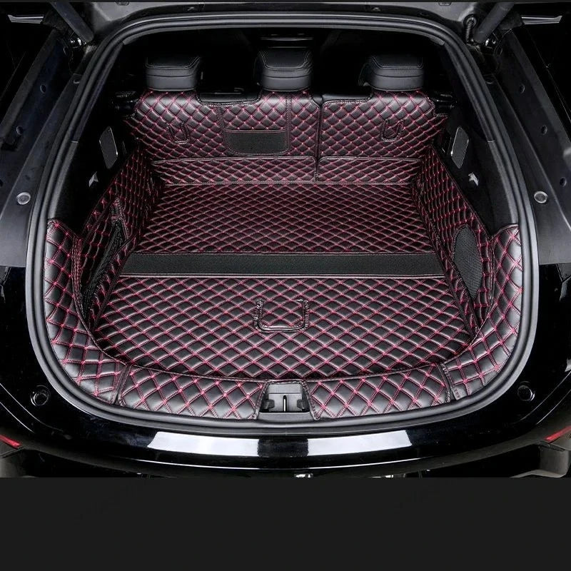 Car Boot Mat Rear Trunk Liner Cargo Leather FloorCarpet Tray Protector AccessoriesMats For BYD Sealion 7 SeaLion 07 EV 2025 2024