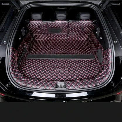 Car Boot Mat Rear Trunk Liner Cargo Leather FloorCarpet Tray Protector AccessoriesMats For BYD Sealion 7 SeaLion 07 EV 2025 2024