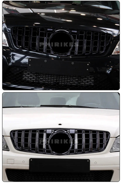 Front Bumper Grille For Mercedes Benz C W204 Sport Racing Grill AMG GT 2007 2008 2009 2010 2011 2012 2013 2014 Facelift