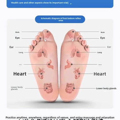 Round Foot Massage Mat, Super Jogging Acupressure Plate Indoor In-place Running Foot Pad Foot Massage Roller for Plantar Relief