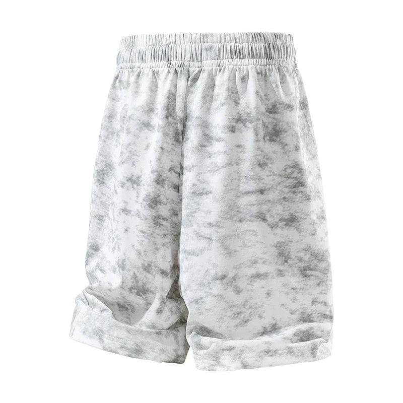 American High Street Five-Quarter Men's Camouflage Shorts Summer Thin Straight Loose Short Sports Pants Trendy Brand Men Bottoms