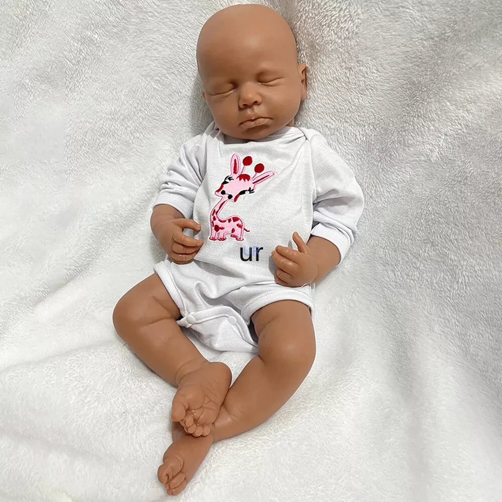 Open Mouth Silicone Reborn Baby Loulou 20" Preemie Bebe Reborn Girl&Boy Washable Newborn Doll Muñeca De Renacimiento De Silicona