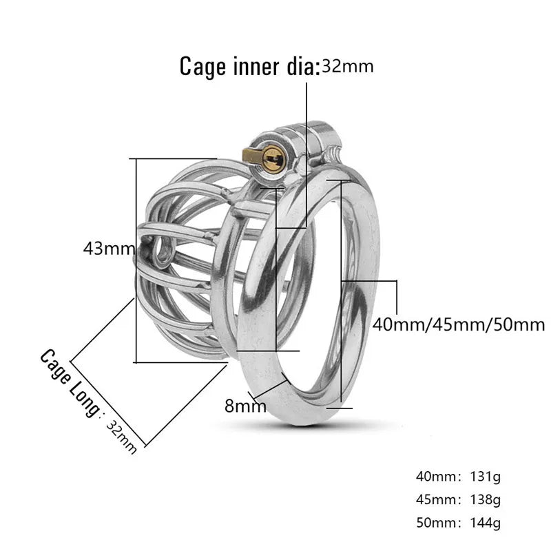 Net Male Chastity Device Cock Cage Penis Ring Sleeve Erotic Urethral Lock Penile Bondage Belt Fetish Adult Sex Toys for Men 18+