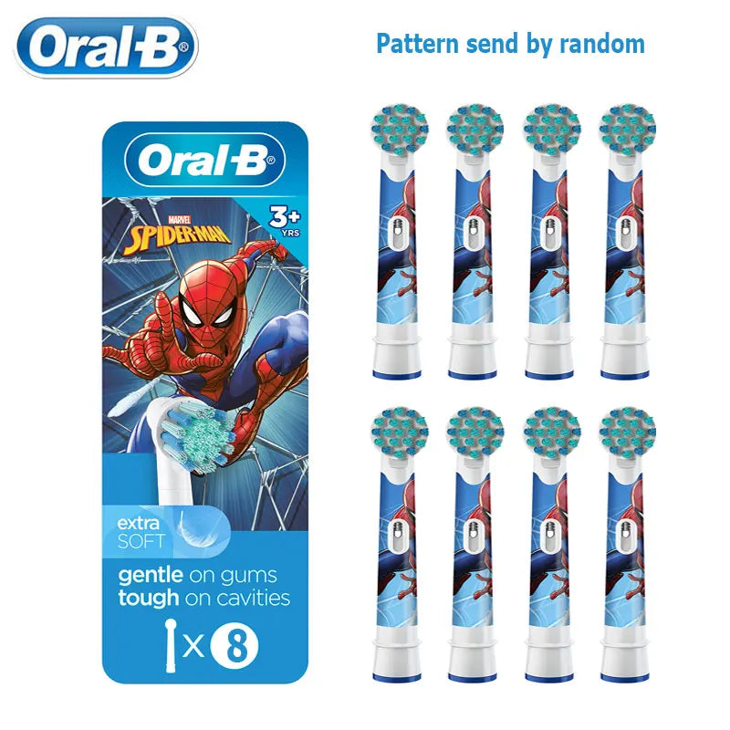 Oral B EB10 Toothbrush Heads for Kids Soft Bristle Electric Tooth Brush Replacement Refill Children's Teeth Cleaning Star Wars