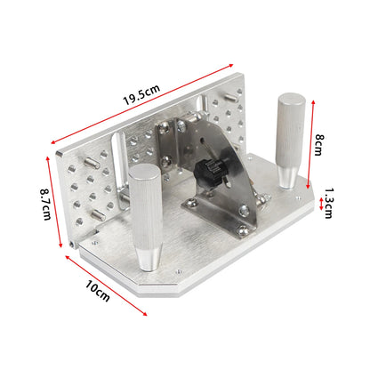 For Belt Sander Machine Knife Making Angle Grind Guide Belt Grinder Knife Jig,Belt Knife Sharpener Jig with Dual Press Plates