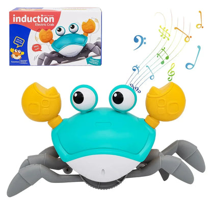 Dancing Crab Run Away Toy for Babies Crawling Interactive Escape Crabs kids electronic toys Birthday Christmas Gift No Battery