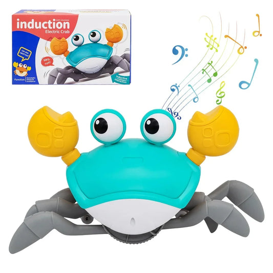 Dancing Crab Run Away Toy for Babies Crawling Interactive Escape Crabs kids electronic toys Birthday Christmas Gift No Battery