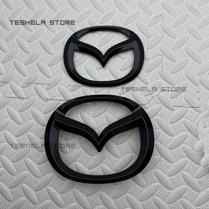 Car Front Hood Emblem Logo RearTrunk Badge For MAZDA 2 Bonnet Badge Rear Trunk Stickers Demio 2009-2025 14CM 12.5CM 11.5CM10.5CM