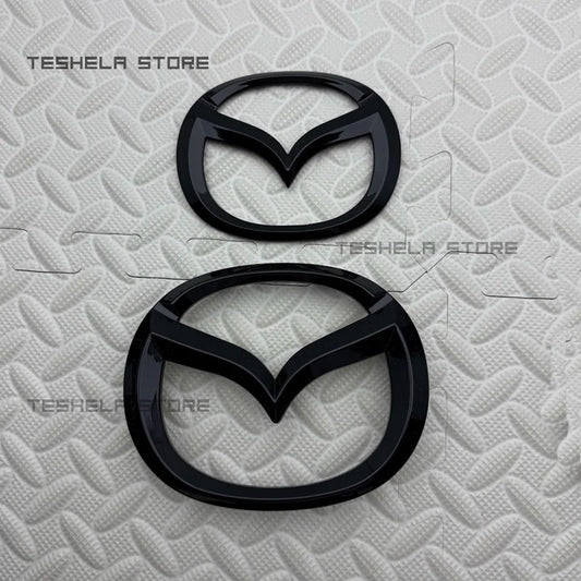 Car Front Hood Emblem Logo RearTrunk Badge For MAZDA 2 Bonnet Badge Rear Trunk Stickers Demio 2009-2025 14CM 12.5CM 11.5CM10.5CM