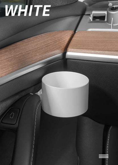 Cup Holder Adapter Tesla Model 3 Tesla Model Y Accessories Car Door Cup Holder Bottles Expander Organizer with Silicone Coaster