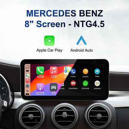 Wireless Carplay Decoder For Mercedes Benz A B C E CLA GLA GLK ML Sprinter NTG4.5 Becker Module Android Car Navigation
