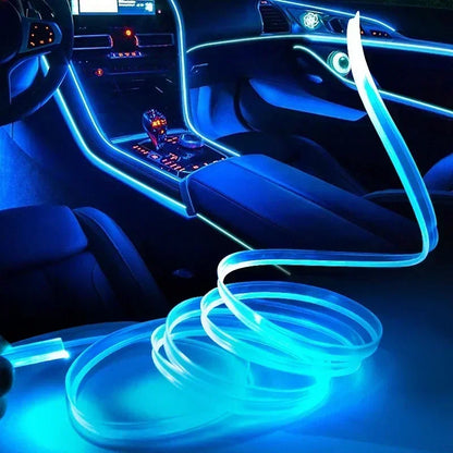 Car Environment Wire LED USB Flexible Neon Interior Lights Assembly RGB For Automotive Decoration Lighting 3M Hidden APP