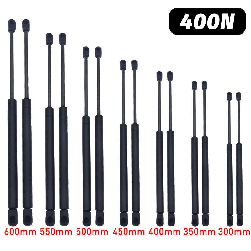 2pcs 300/350/400/450/500/550/600mm 400N Car Gas Struts Spring Shocks Lift Supports RV Windows Storage Damper Camper Back Window