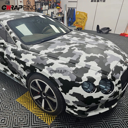 Camouflage Printing Car Wrapping Sticker Waterproof Automotive Vinyl for Motorcycle Self-adhesive Car Decals and Graphics Wrap